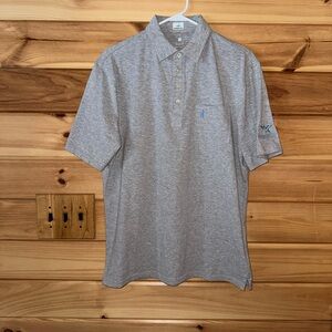 johnnie-O Light Gray Polo Shirt